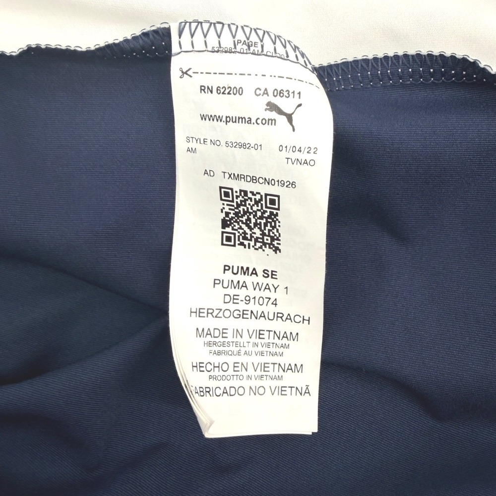 Puma Folds of Honor Polo Shirt Mens XXL Navy Stars Patriot Volition Performance - Picture 8 of 12